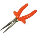 Gray Tools 8" Needle Nose Straight Cutter Pliers, 2-3/4" Jaw, 1000V Insulated B232B-I